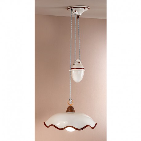 Rustikalna viseča svetilka Chiara / SC - Viseča svetila Alpcom