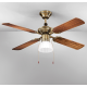 Stropni ventilator s svetilko 7064 CR - Ventilatorji Alpcom
