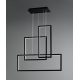 LED viseča svetilka CROSS 6592 CT N - Viseča svetila Alpcom