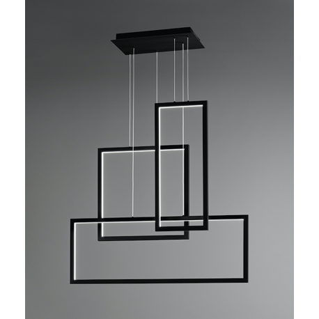 LED viseča svetilka CROSS 6592 CT N - Viseča svetila Alpcom