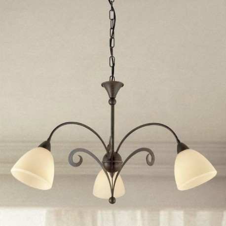 Rustikalna viseča svetilka 1945 / 3 - Alpcom svetila