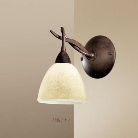 Rustikalna zidna svetilka 4280 / 1A - Alpcom svetila