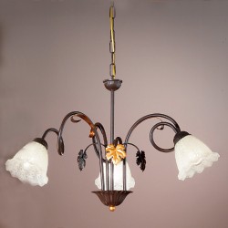 Rustikalna viseča svetilka Aida / S3 - Viseča svetila Alpcom