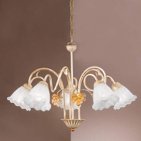 Rustikalna viseča svetilka Aida / S5 - Viseča svetila Alpcom