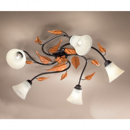 Rustikalna stropna svetilka Tosca / PL5 - Stropna svetila Alpcom