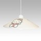 Otroška viseča svetilka 5/1 504 Hello Kitty -  Otroška svetila Alpcom
