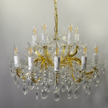 Kristalni lestenec 208 / 18 Torta - Lestenci Alpcom