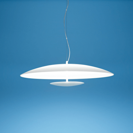 LED viseča svetilka Horizon P / WH - LED svetila Alpcom