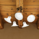 Rustikalna stropna svetilka MAMI S5 (2) - Rustikalna svetila Alpcom